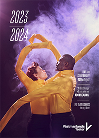 Västmanlands Teaters Programtidning 2023-2024. Foto: Klara G.